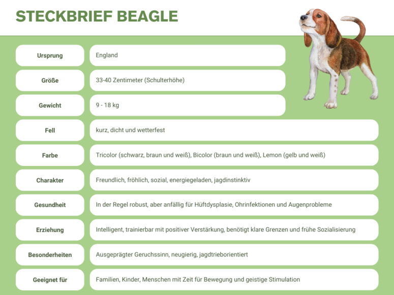 Steckbrief Beagle